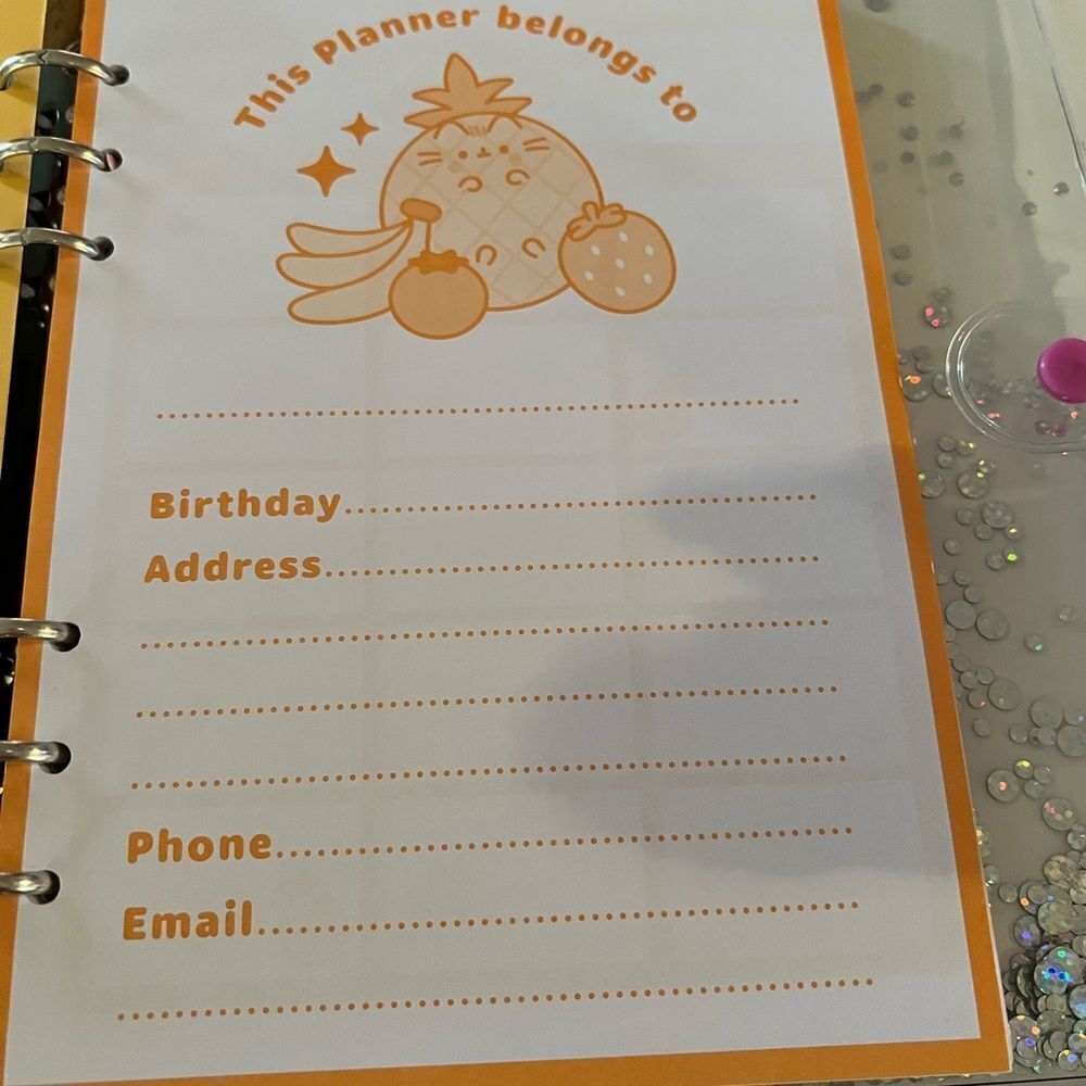 1 LEFT! PUSHEEN Planner Notebook - Picture 7 of 12